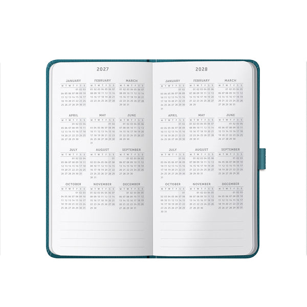2027 Slim Diary - Teal