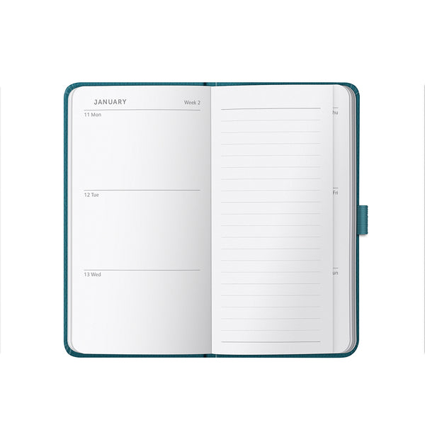 2027 Slim Diary - Teal