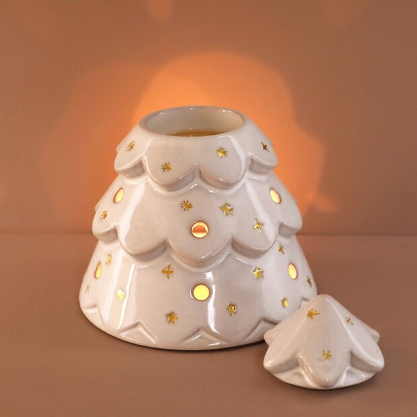 Ceramic Christmas Tree Wax Warmer