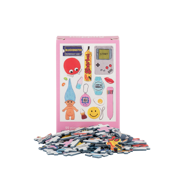 Retro '90s 99 Piece Mini Jigsaw Puzzle