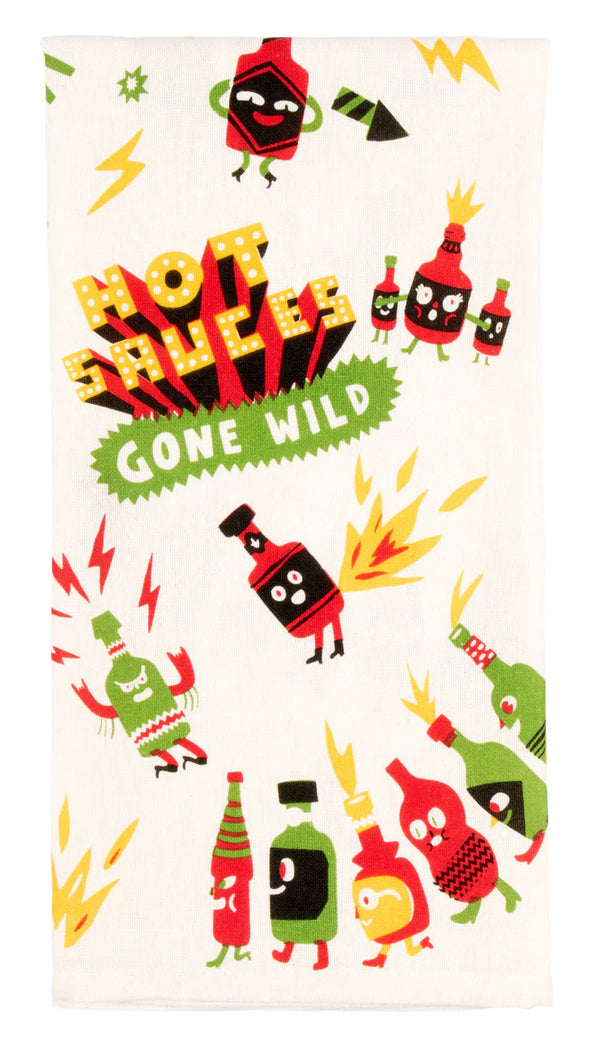 Hot Sauces Gone Wild Tea Towel