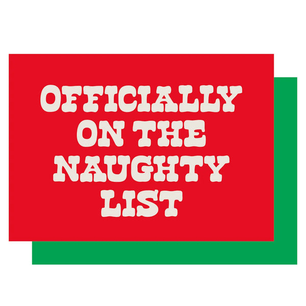 Officially On The Naughty List