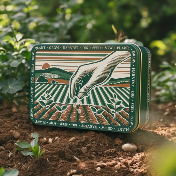 Gardening Seed Storage Tin