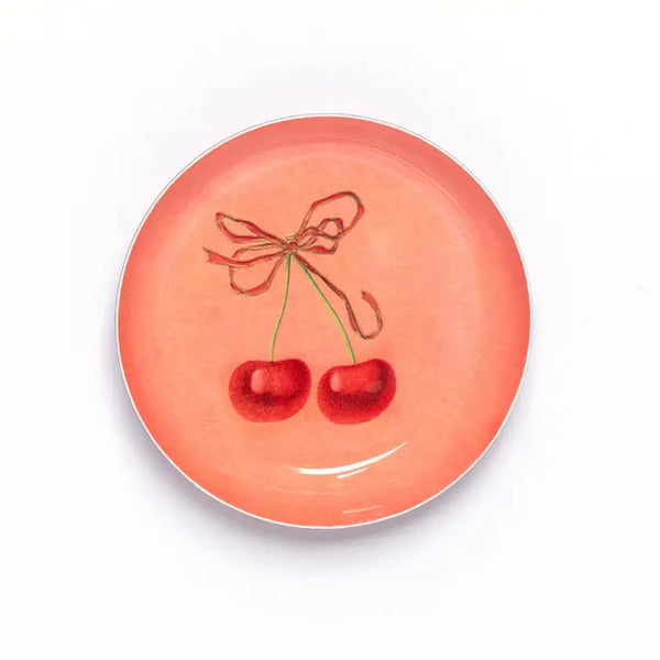 Cherries Enamel Trinket Dish