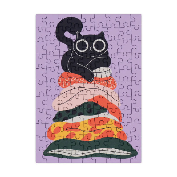 Pillow Cat 99 Piece Mini Jigsaw Puzzle