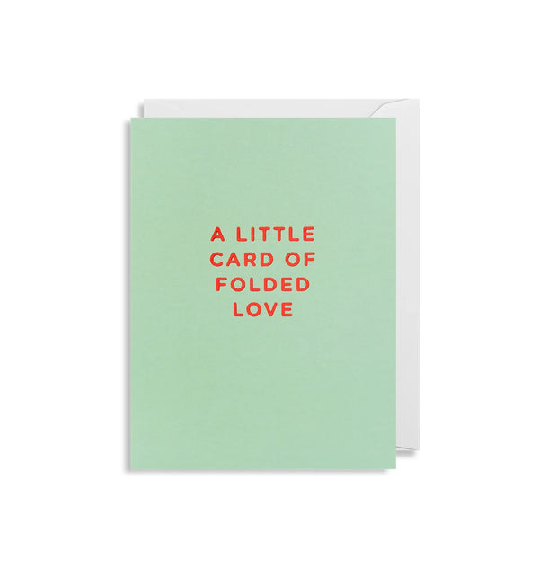 A Little Card of Folded Love