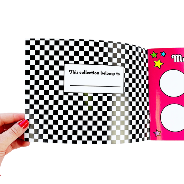 Retro Rainbow Sticker Collection Book