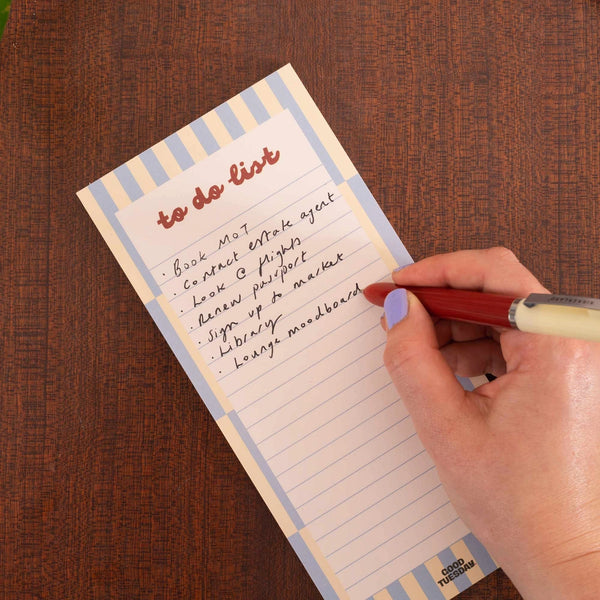 To Do List Pad - Butter Blue