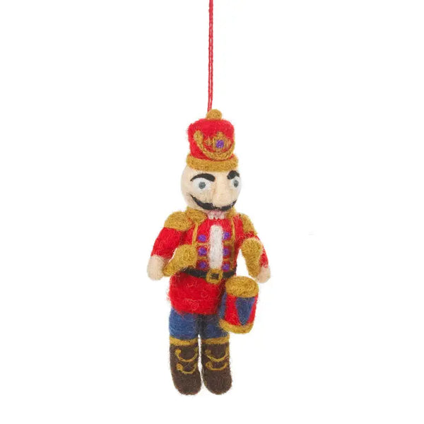 Nutcracker Ned Felt Decoration