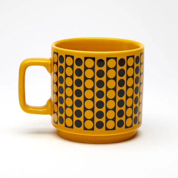 Circles Yellow - Magpie X Hornsea Mug by Magpie X Hornsea