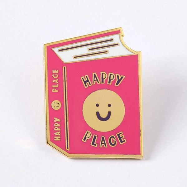 Happy Place Enamel Pin