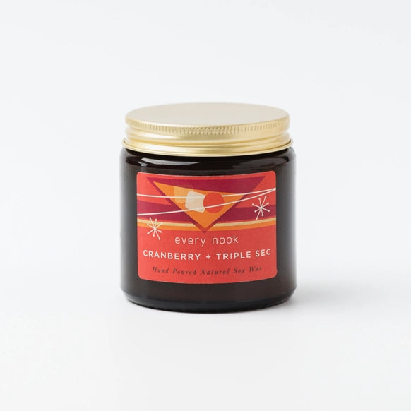 Cranberry + Triple Sec Soy Wax Candle