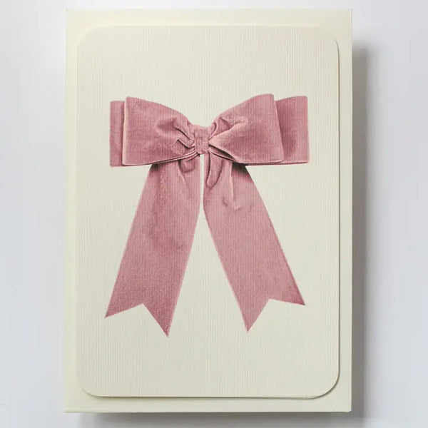 Baby Pink Velvet Bow