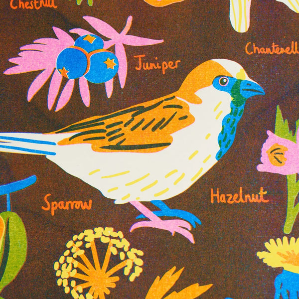 October Forage Riso Print