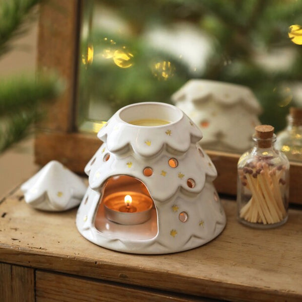 Ceramic Christmas Tree Wax Warmer