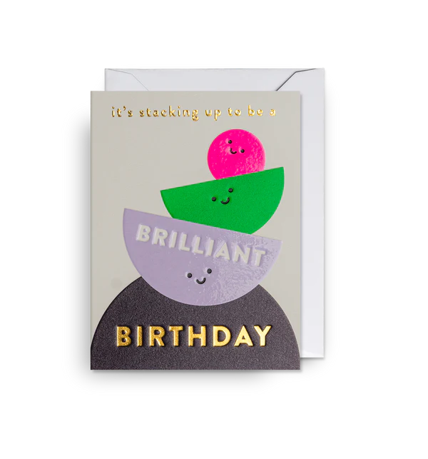 Stacking Up Mini Card by Lagom