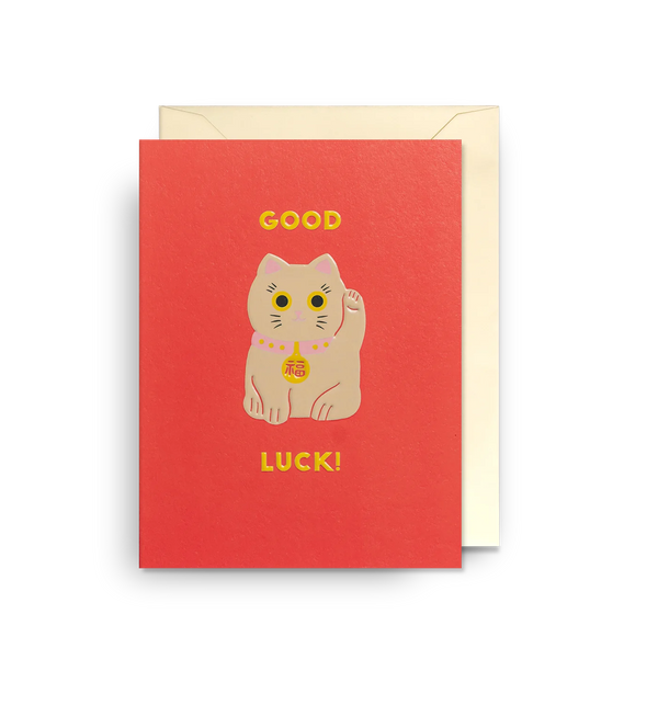 Lucky Cat Mini Card by Lagom