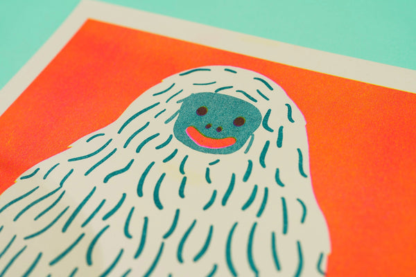 Yeti Riso Print