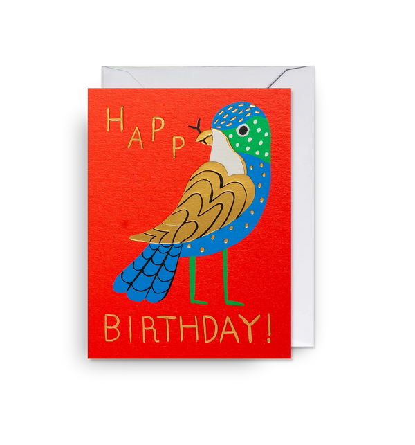 Birthday Bird Mini Card