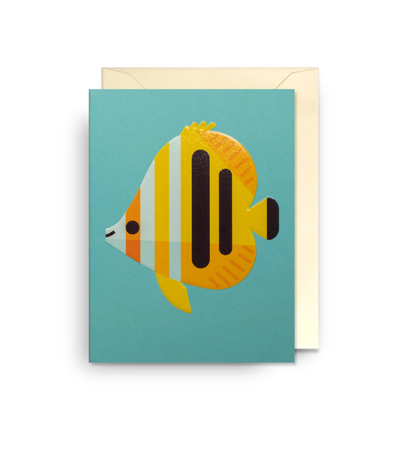 Copperband Butterflyfish Mini Card