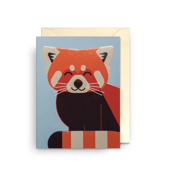 Red Panda Mini Card