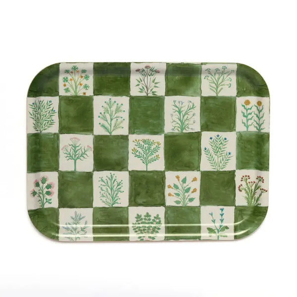 Herbs Birchwood Tray