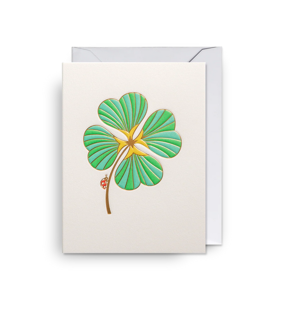 Ornate Clover Mini Card