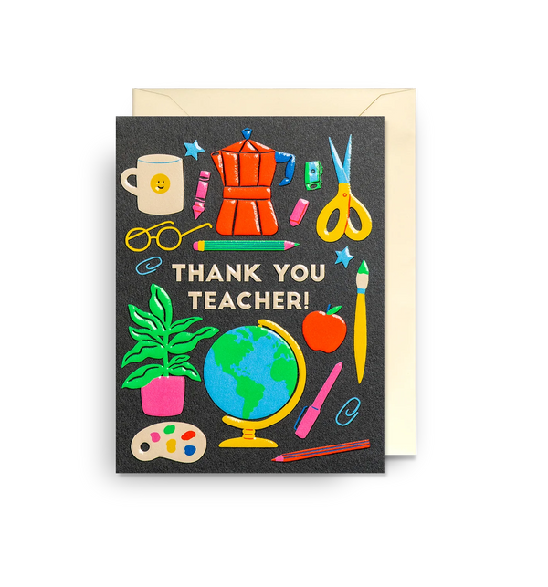 Thank You Teacher Mini Card
