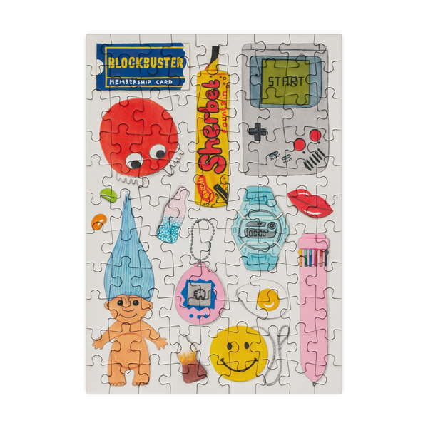 Retro '90s 99 Piece Mini Jigsaw Puzzle