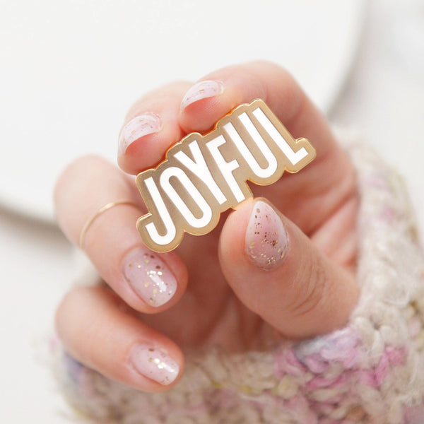 Joyful Enamel Pin