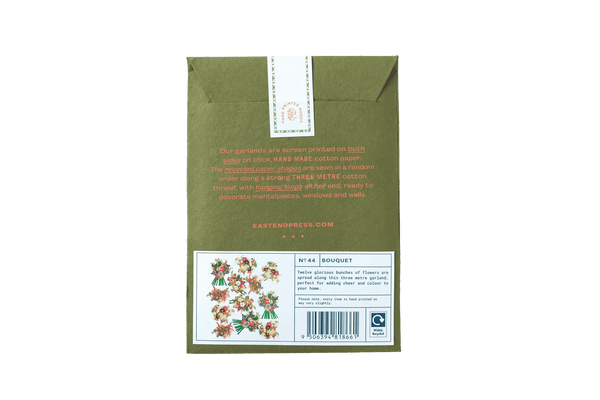 Bouquet Screenprinted Paper Garland