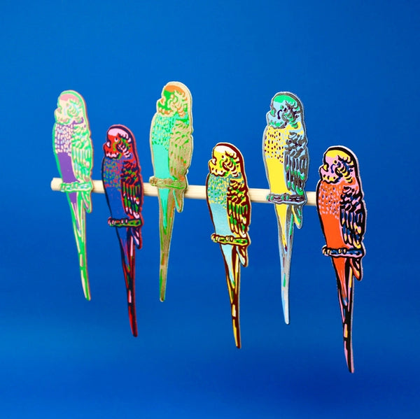 Parakeet Bookmark by Ark Colour Design