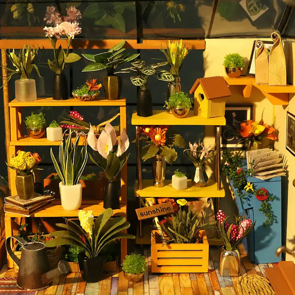 DIY Miniature House Kit - Cathy's Flower House