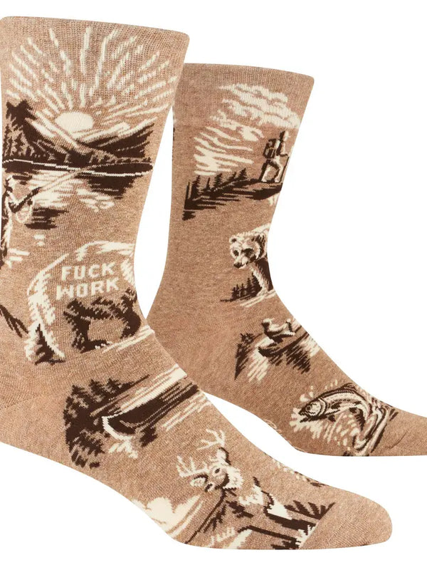 F*ck Work Men's Socks
