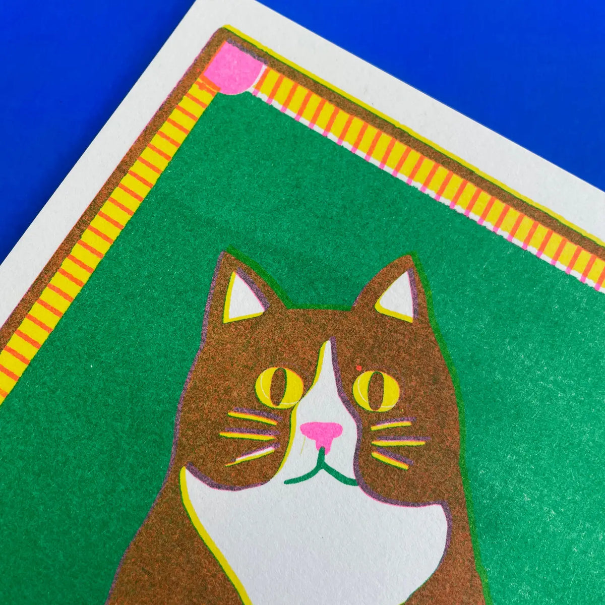 Black Cat Mini Riso Print – Form Shop & Studio