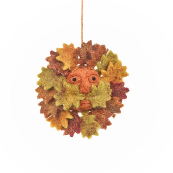 Autumnal Green Man Hanging Decoration