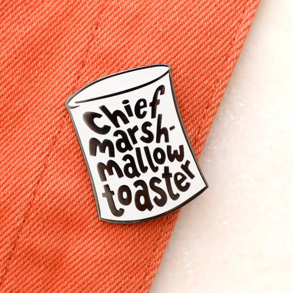 Chief Marshmallow Toaster Enamel Pin