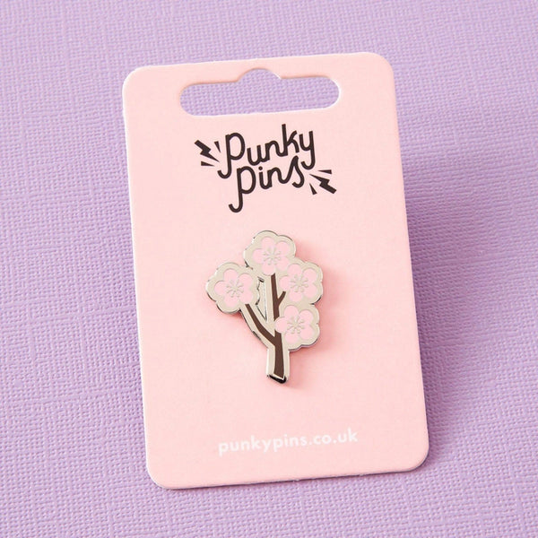 Cherry Blossom Enamel Pin