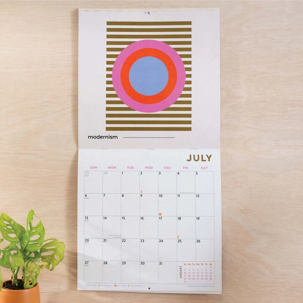 2025 Modernist Wall Calendar