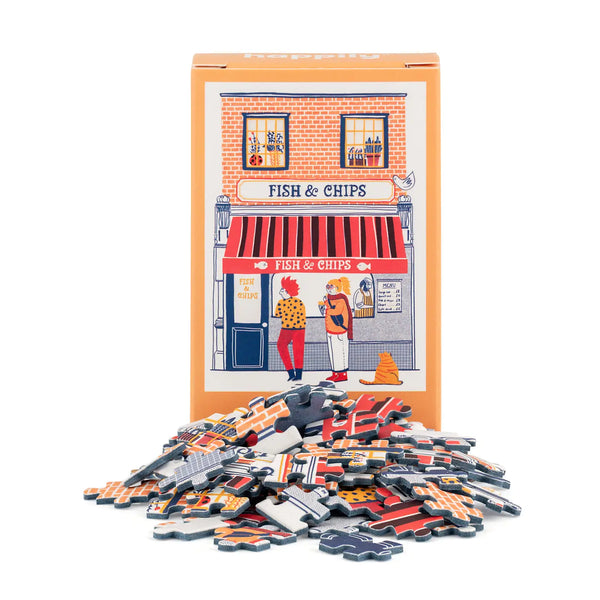 Fish & Chips 99 Piece Mini Jigsaw Puzzle
