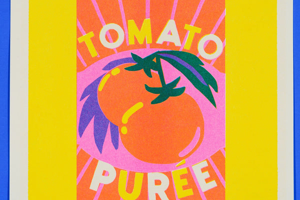 Tomato Puree Riso Print