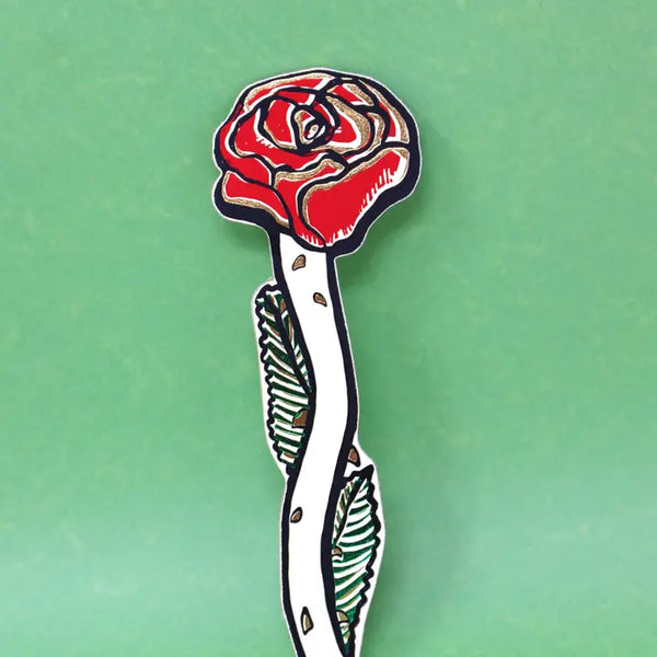 Rose Bookmark by Ark Colour Design