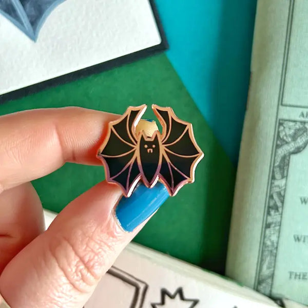 Vampire Bat Enamel Pin by Stacey McEvoy Caunt