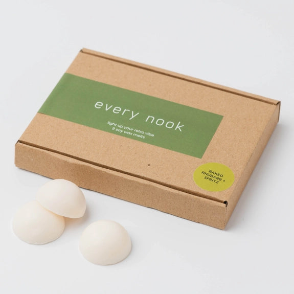 Baked Rhubarb + Spritz Soy Wax Melts by Every Nook