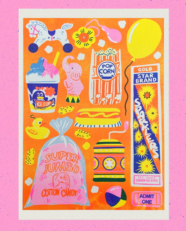Fun Fair Riso Print