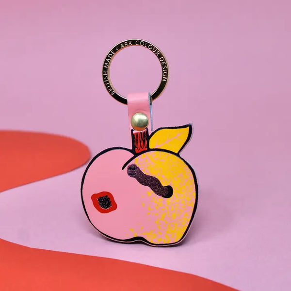 Juicy Apple Key Fob by Ark Colour Design