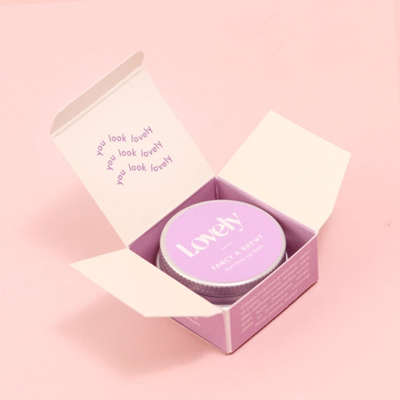 Fancy A Brew Lip Balm by Lovely Skincare