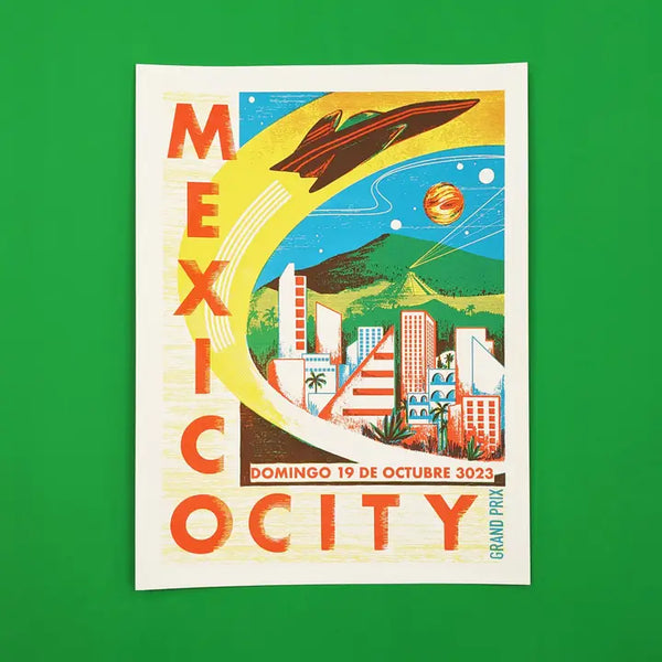 Mexico City Grand Prix Screenprint