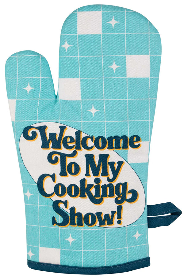 Cooking Show Oven Mitt by Blue Q