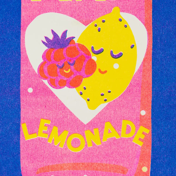 Pink Lemonade Riso Print